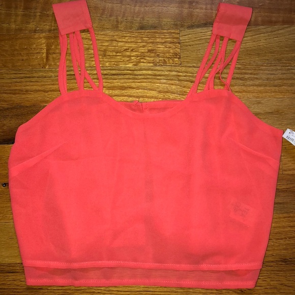 Tea n Cup Tops - Melon crop top